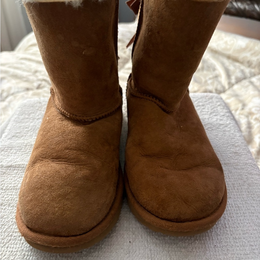 UGG Classic Chestnut Suede Shearling Boots
